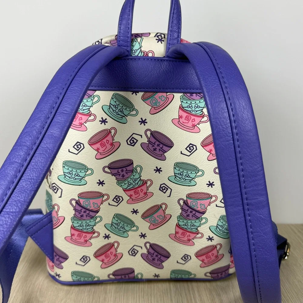Disney Parks Loungefly Mad Tea Party Teacup Mini Backpack Alice in Wonderland